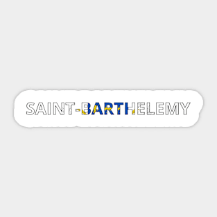 Drapeau Saint-Barthélemy Sticker